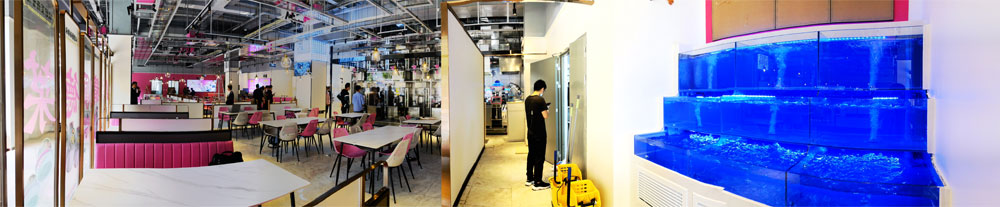 深圳鹽田天降美食機器人中餐廳全景圖 深圳鹽田天降美食機器人中餐廳全景圖