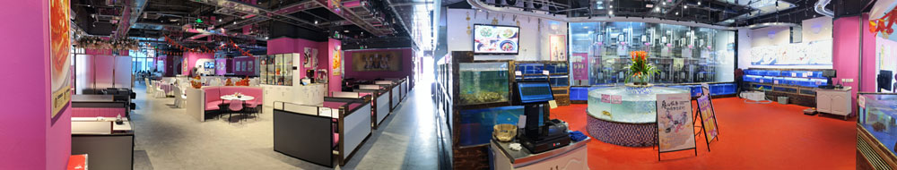 廣州天降美食機器人中餐廳全景圖 廣州天降美食機器人中餐廳全景圖